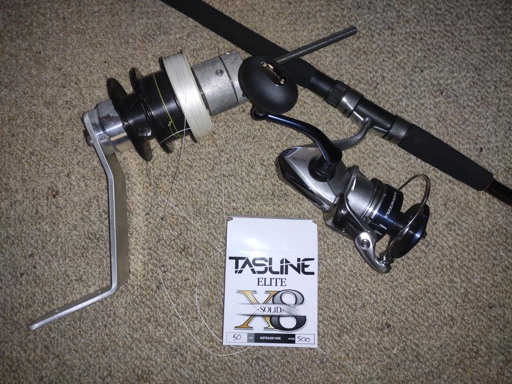 Tasline Elite 8lb White Braided Fishing Line (TL008-150 TL008-300)