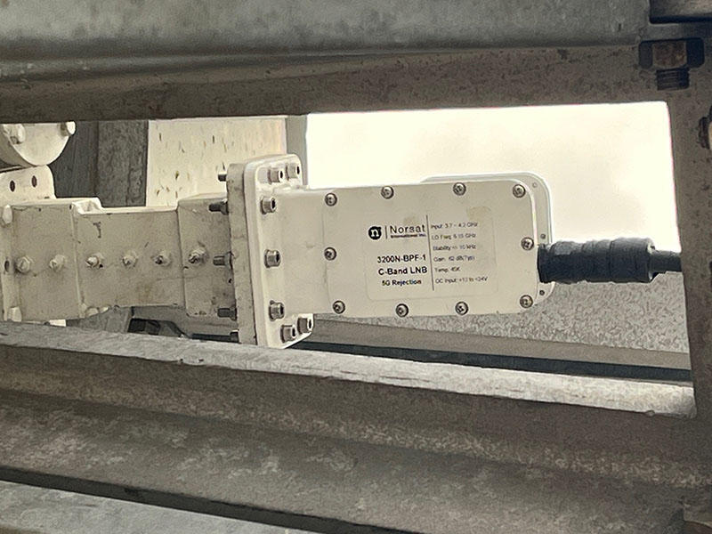 C-Band 5G LNB and Band Pass Filter - Customer Photo From Richard Osborne