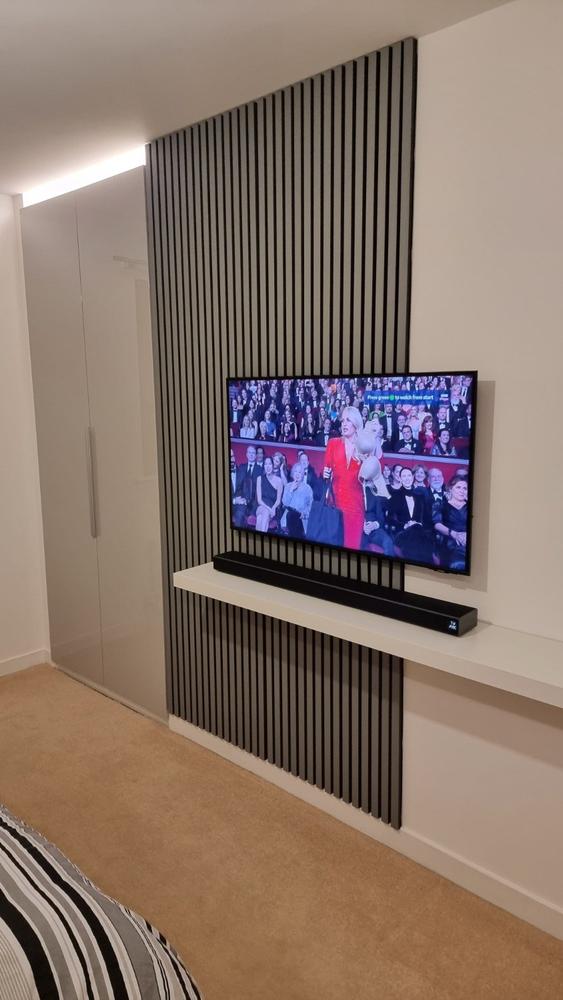 Acupanel® Colour Slate Grey Acoustic Wall Panels - Customer Photo From Stuart Veicth