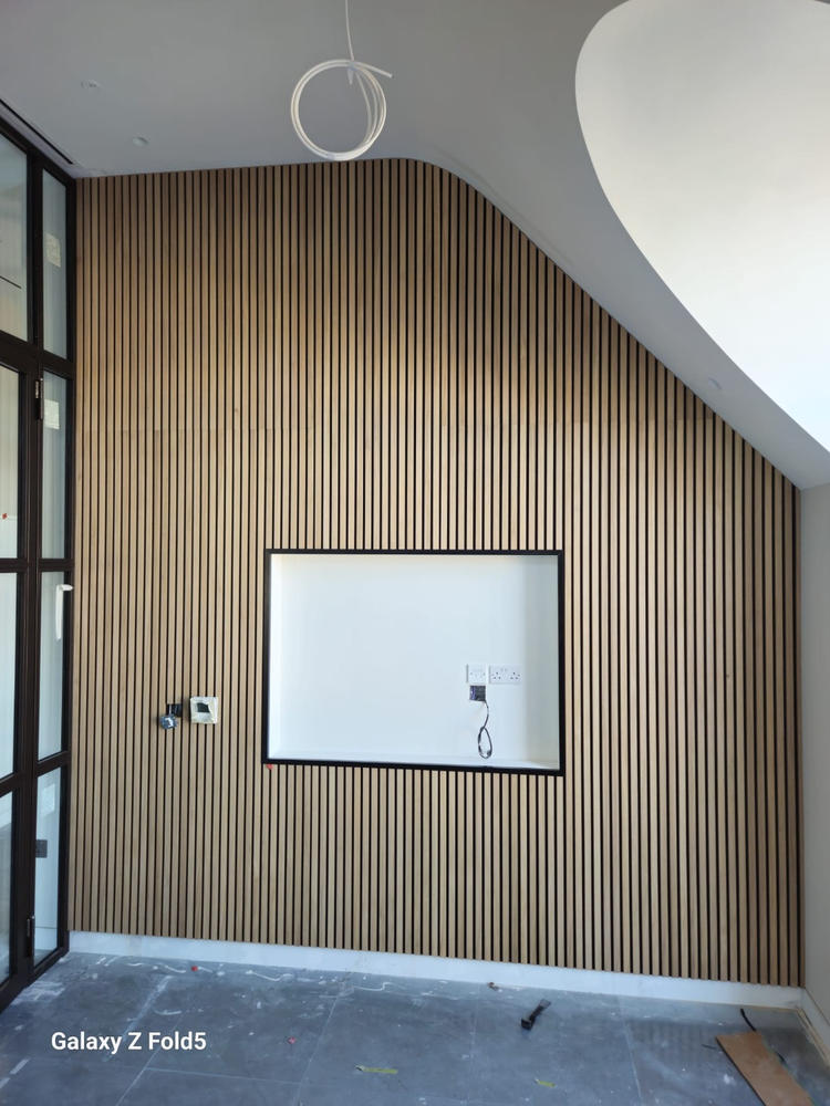 Acupanel® Colour Slate Grey Acoustic Wall Panels - Customer Photo From Ben Mcdonnell