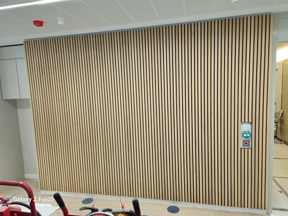 Acupanel® Colour Slate Grey Acoustic Wall Panels - Customer Photo From Ben Mcdonnell