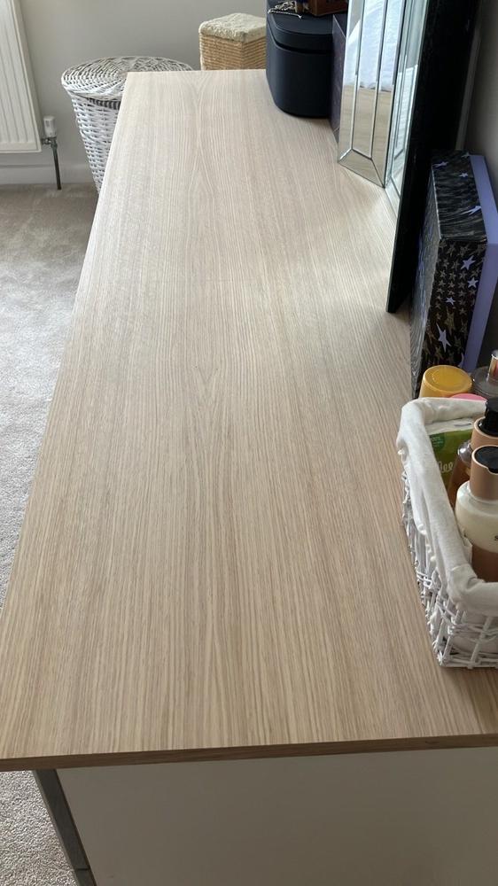 European Oak PSA Peel and Stick Wood Veneer - Customer Photo From Cooper Oram