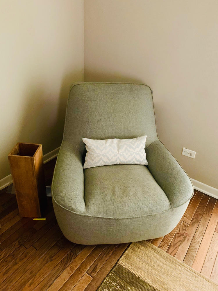 Rost Swivel Chair - Customer Photo From Jill Green