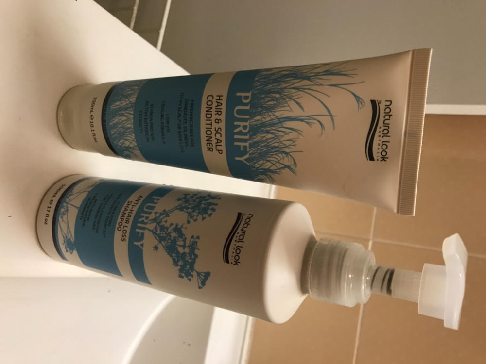 Anti-Hair Loss Shampoo & Conditioner Bundle - Customer Photo From Kim Scott
