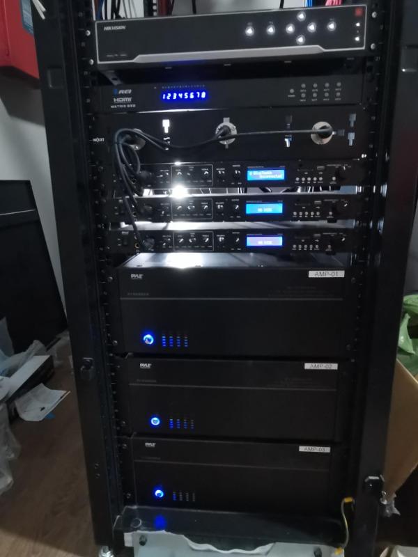 8x8 HDMI Matrix Switcher Extender & HDBaseT Over CAT5e/6/7 Cable (UHD88-EXB230R-K) - Customer Photo From Enrique CerdasEnrique Cerdas