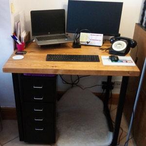 Rustic office desk - Customer Photo From Eva
