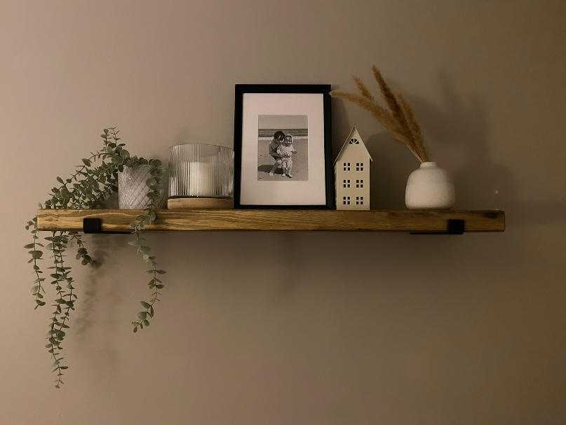 MASTERPLANK Single Wall Shelf, Brackets and Fixing