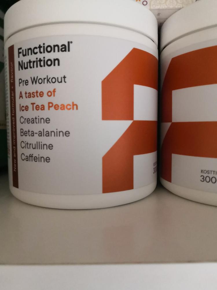 Functional Nutrition Pre Workout (300g) - Customer Photo From Bettina Nygaard