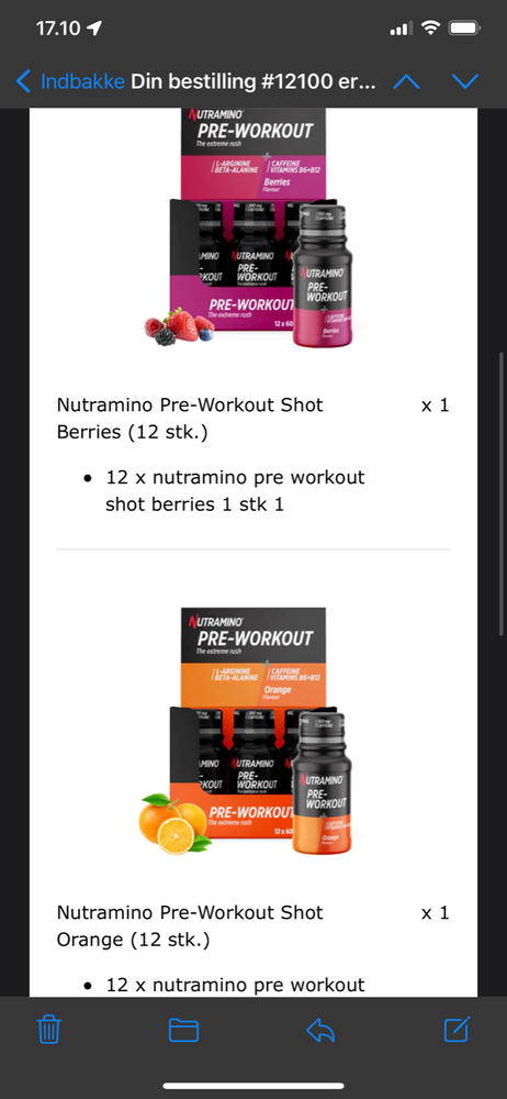 Nutramino Pre-Workout Shot Berries (12 stk.) - Customer Photo From Hassan Nehad