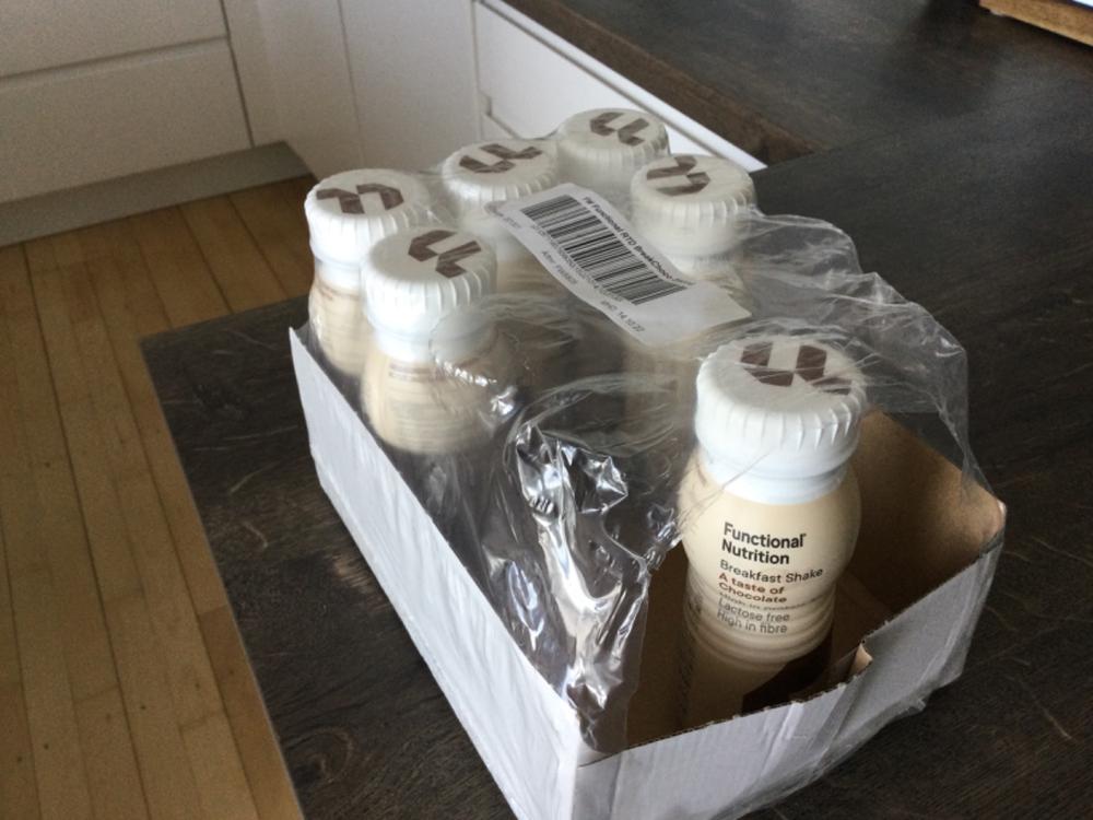 Functional Nutrition Protein Shake Breakfast Chocolate (12x 250ml) - Customer Photo From Sussi Jakobsen