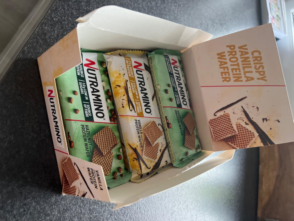 Nutramino Protein Wafer - Bland Selv (12x 39g) - Customer Photo From Camilla Thøgersen