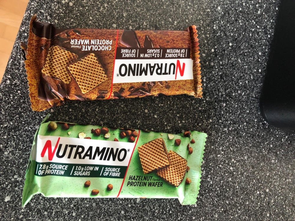 Nutramino Protein Wafer - Bland Selv (12x 39g) - Customer Photo From Diana Olsen 