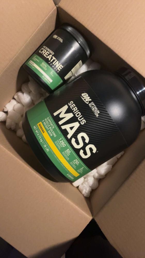 Optimum Nutrition Serious Mass (2730 g) - Customer Photo From hussain hamza