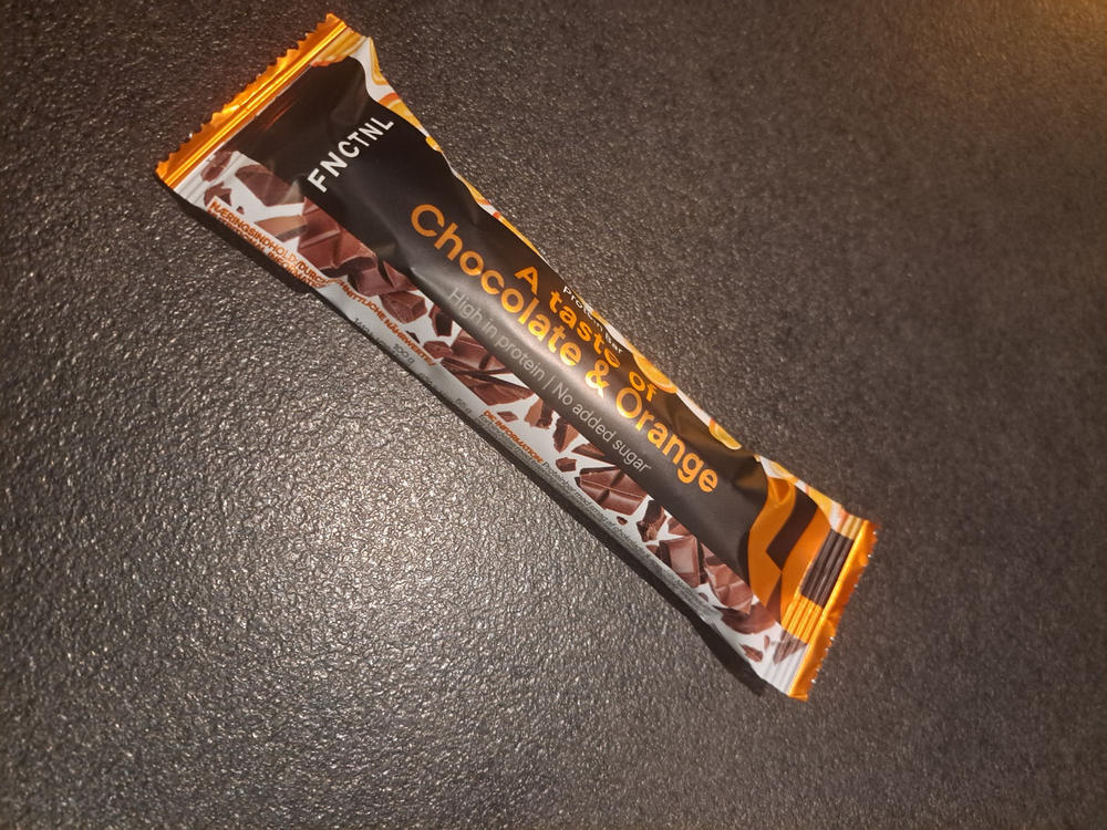 Functional Nutrition Protein Bar - Chocolate & Orange (12x 55g) - Customer Photo From Sissel Madsen