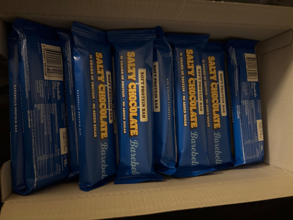 Barebells Soft Protein Bar - Salty Chocolate (12x 55g) - Customer Photo From Katrine Berg Norby