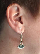 diyjewelry 925 Sterling Silver Dissent Collar Drop Earrings Review