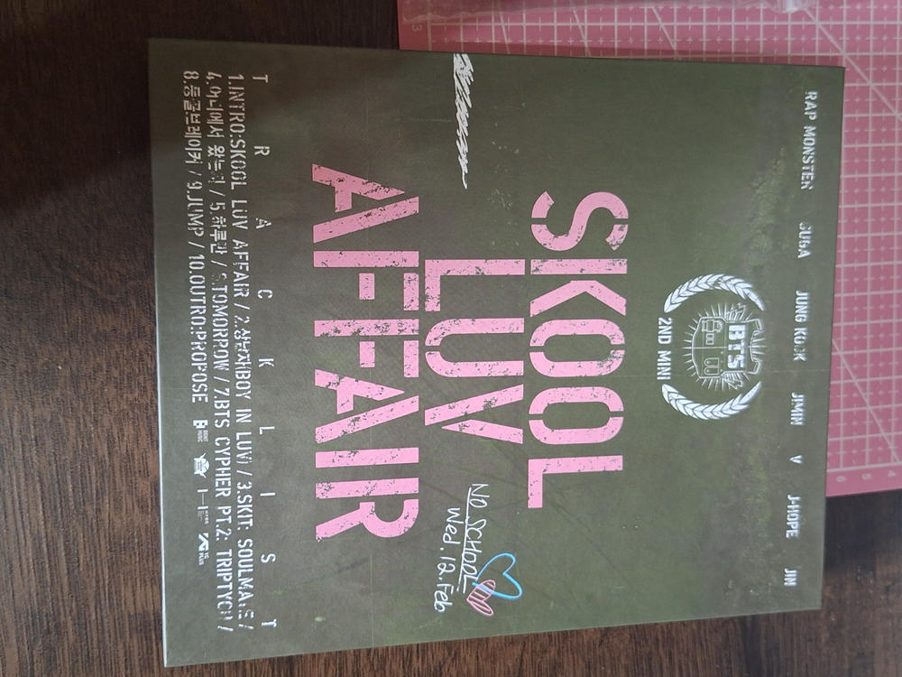 BTS 2nd Mini Album Skool Luv Affair Jungkook V Jimin Jin