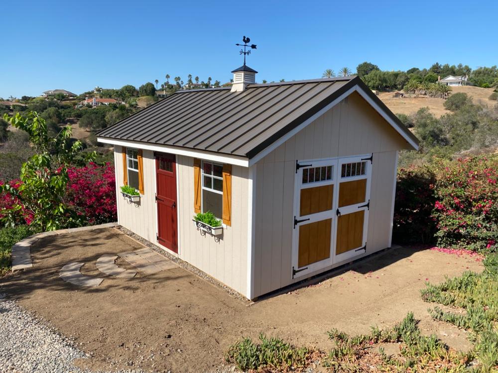 EZ-Fit Riverside Outdoor Shed Kit - Customer Photo From Michael Shinn
