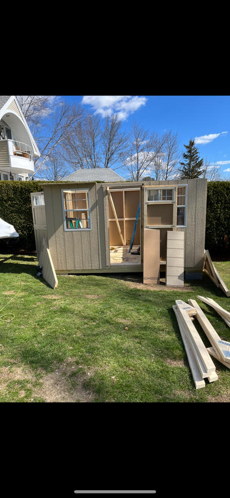 EZ-Fit Riverside Outdoor Shed Kit - Customer Photo From Mike Mammola
