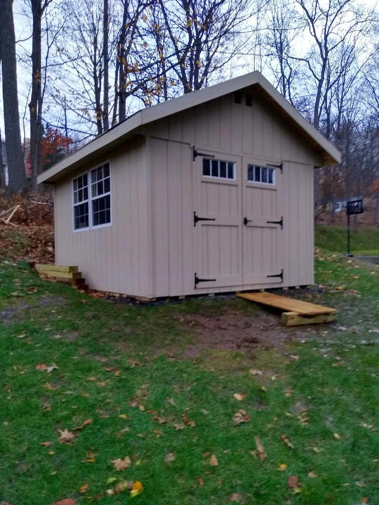 EZ-Fit Homestead Garden Tool Shed Kit - Customer Photo From Joel Kopylec