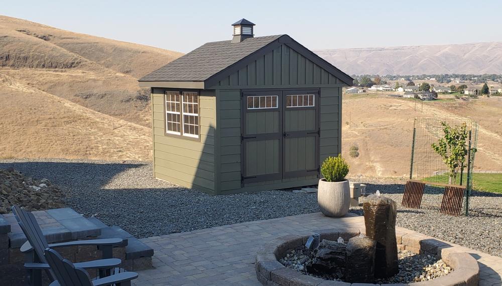 EZ-Fit Homestead Garden Tool Shed Kit - Customer Photo From LARRY FORAKER
