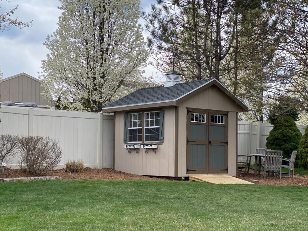 EZ-Fit Homestead Garden Tool Shed Kit - Customer Photo From Thomas Roberts