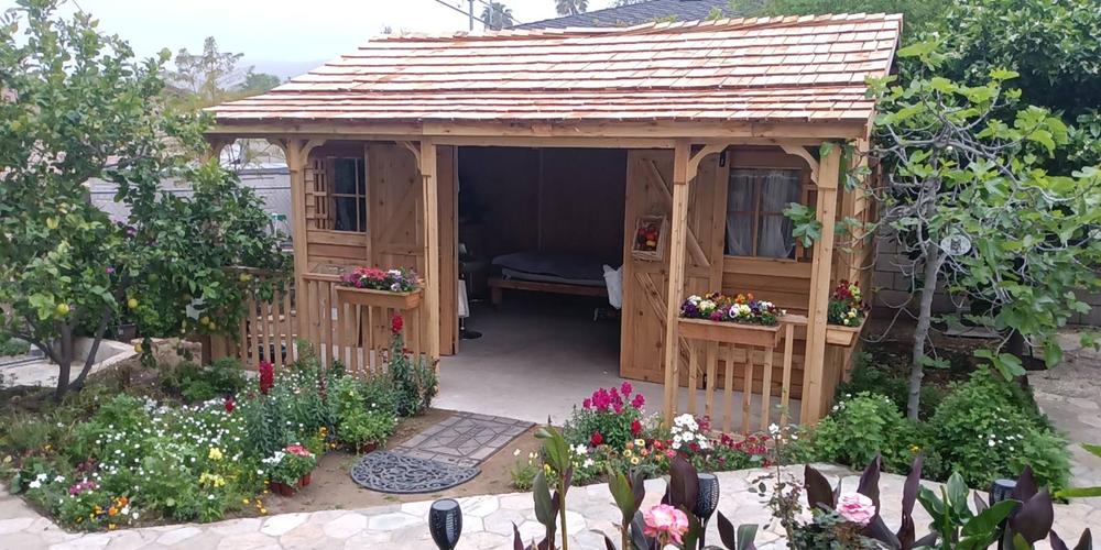 Cedarshed Ranchhouse Prefab Cottage Kit - Customer Photo From Argo