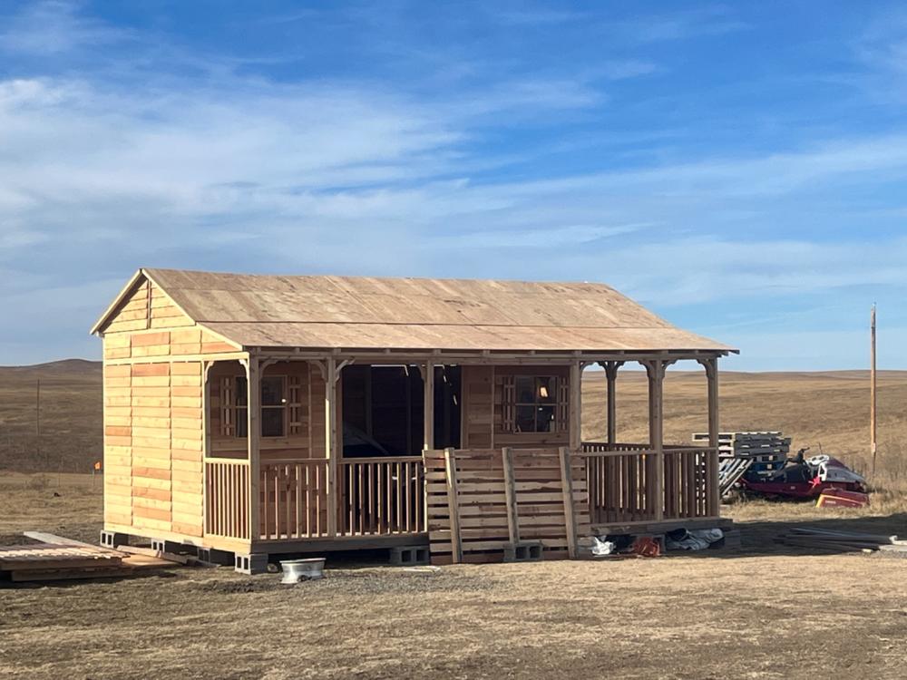 Cedarshed Farmhouse Shed Kit - Customer Photo From Amber LeBeau