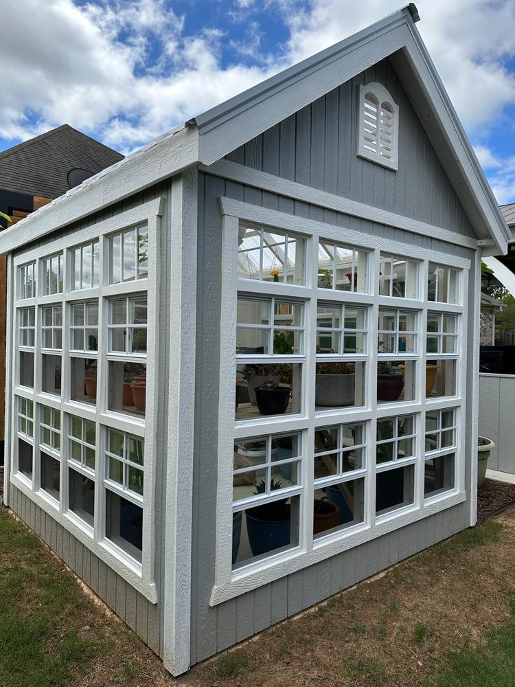 Little Cottage Company Colonial Greenhouse Gable Shed - Customer Photo From Ace