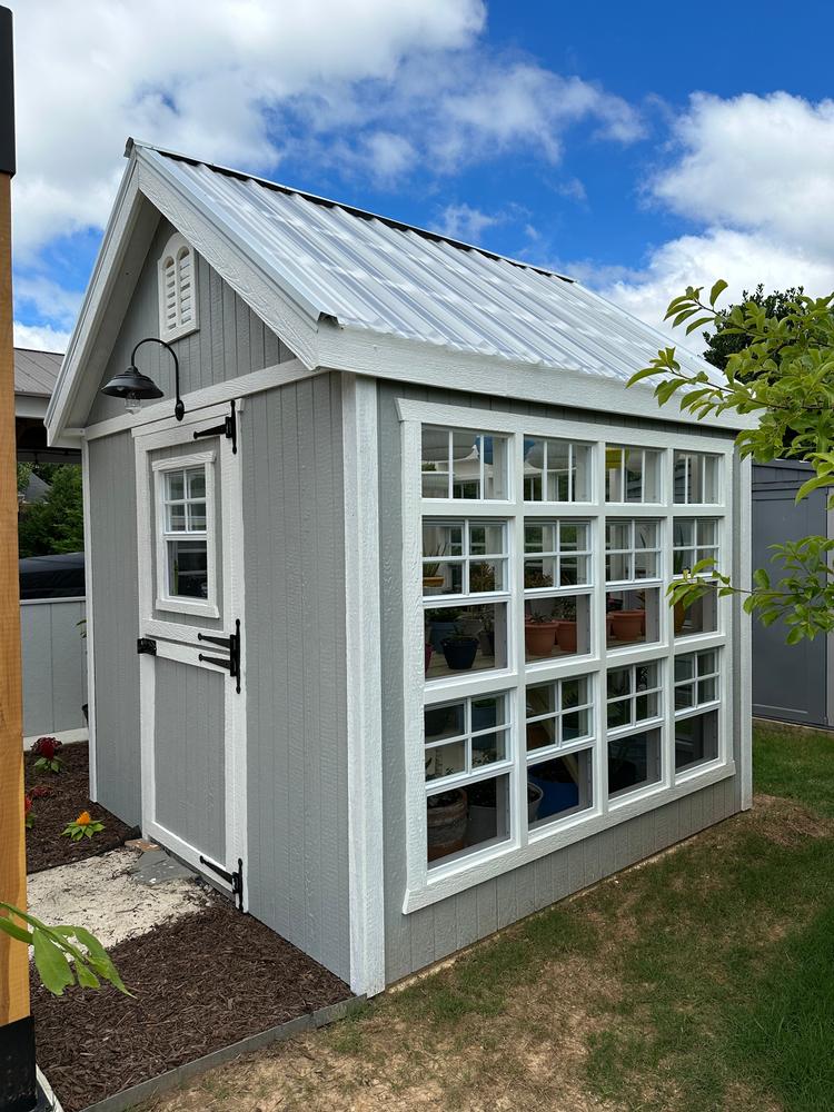 Little Cottage Company Colonial Greenhouse Gable Shed - Customer Photo From Ace