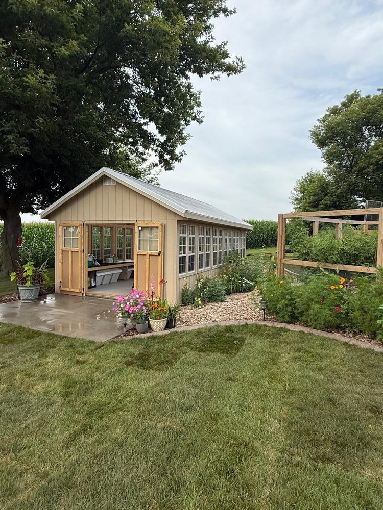 EZ-Fit Greenhouse Kit - Customer Photo From Jackie Hintz