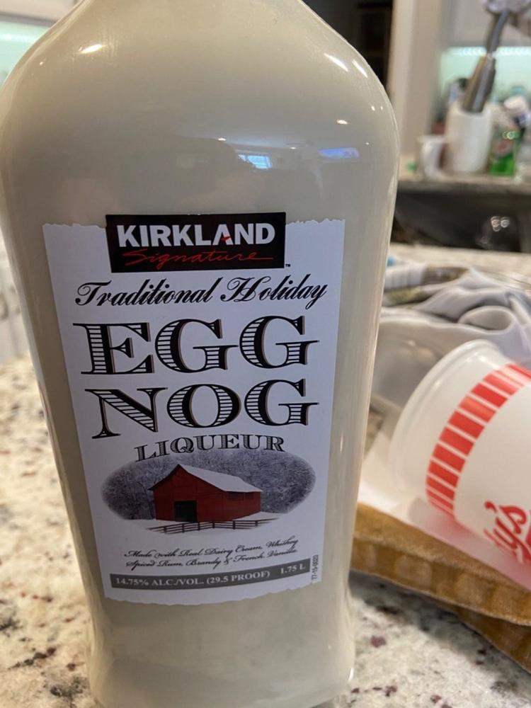 Kirkland Signature Traditional Holiday Egg Nog Liqueur 1.75L - Customer Photo From Anonymous