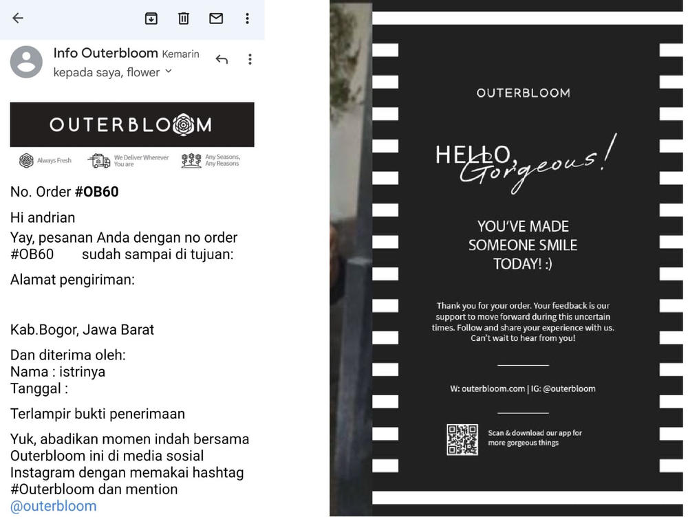 Outerbloom Ramadan Rustic Deluxe Hampers - Customer Photo From andrianus wibowo