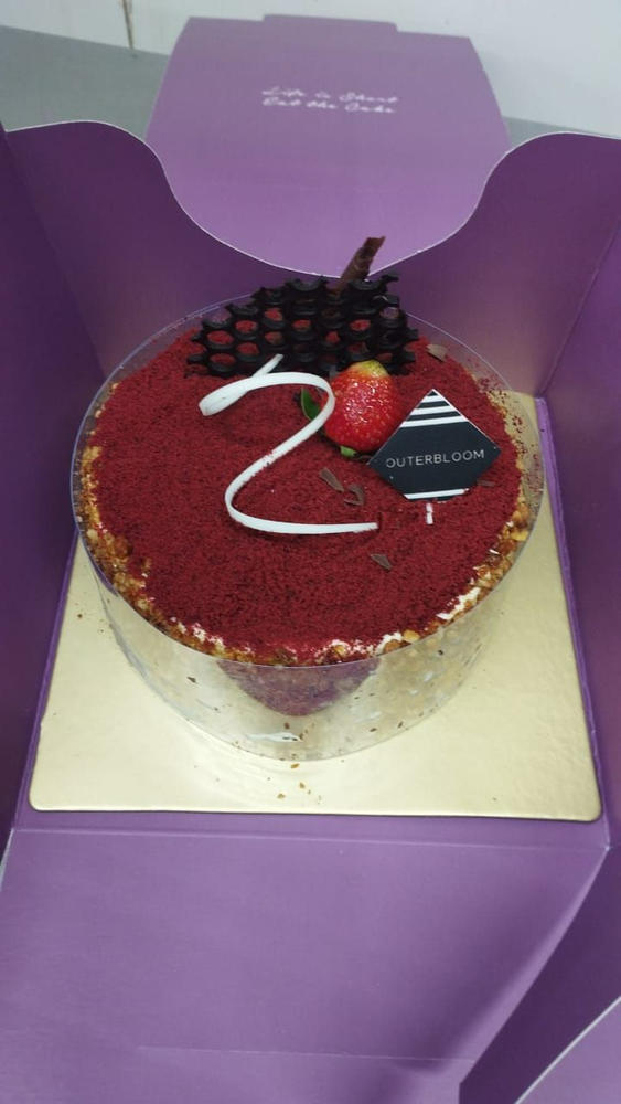 Outerbloom Red Velvet Nouget Cake - Customer Photo From andhika 