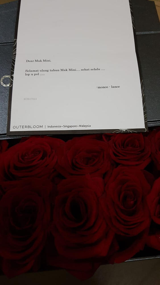Letter Box Classic - Fiery Red - Customer Photo From Juliana Wirawan