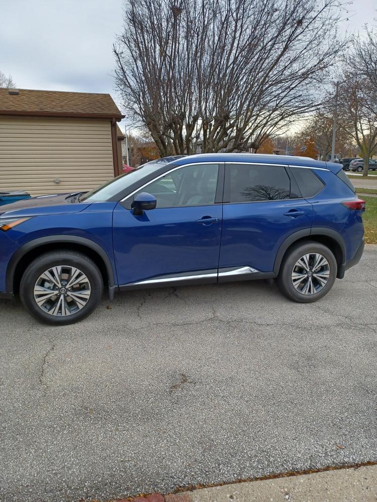 Fit for Nissan New Rogue 2021 S SV Chrome Body Side Door Molding Trim Cover ABS - Customer Photo From Robert Bomboir