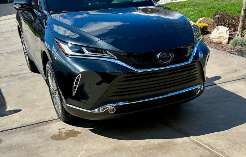 Fit for Toyota VENZA 2021 2022 2023 2024 Chrome Front Corner Mesh Grill Molding Cover Trims - Customer Photo From Christian Hunter