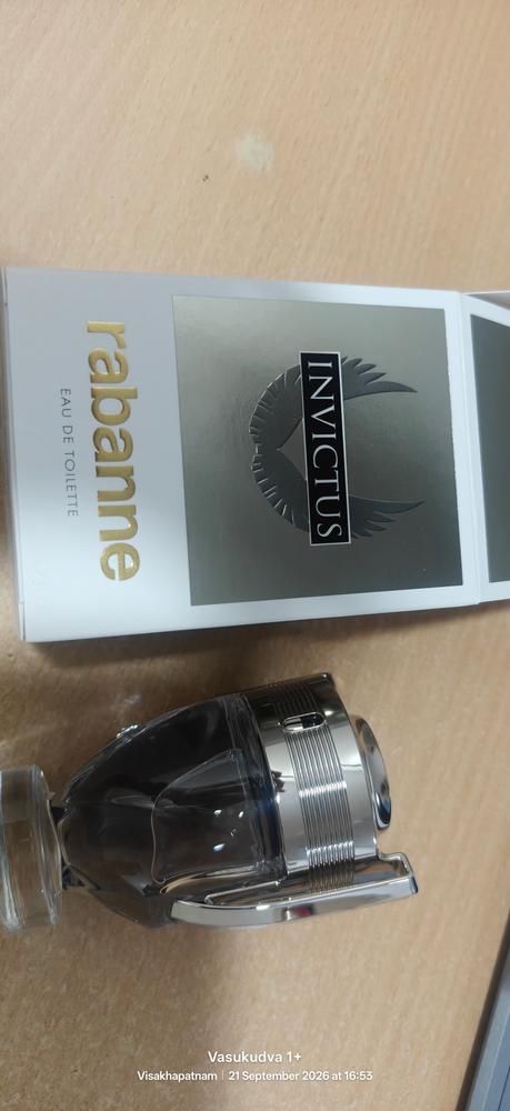 Paco Rabanne Invictus Eau de Toilette for Men - Customer Photo From Vasudeva Kudva