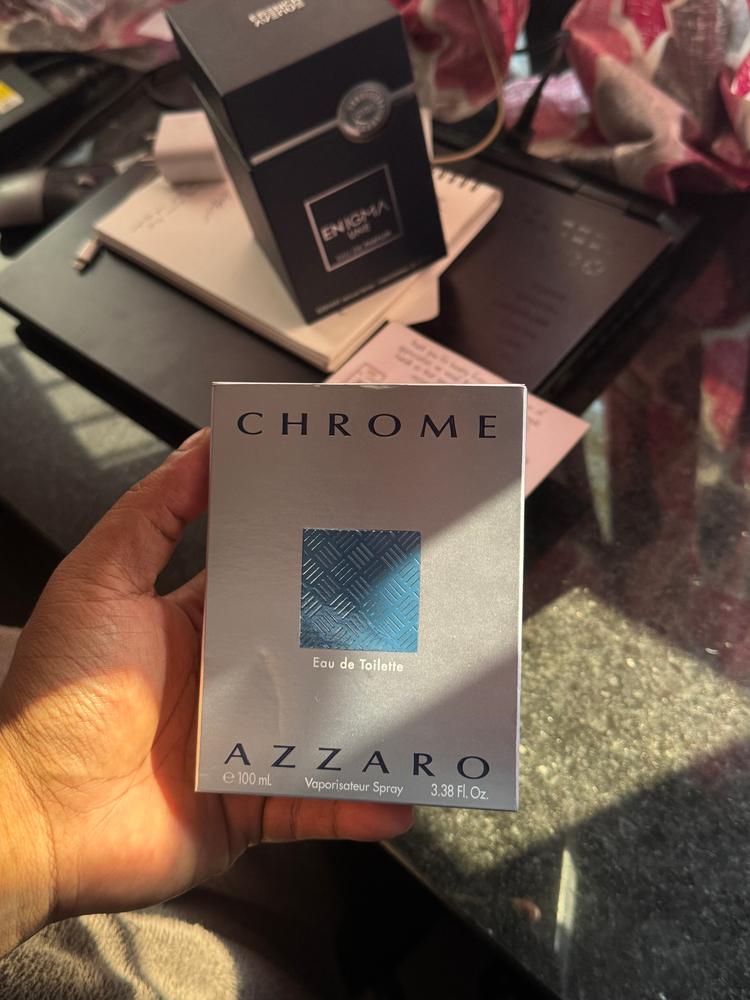 Azzaro Chrome Eau de Toilette for Men - Customer Photo From Suchith Samuel