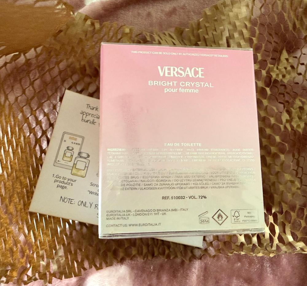 Versace Bright Crystal Eau de Toilette for Women - Customer Photo From Kiran Yadav