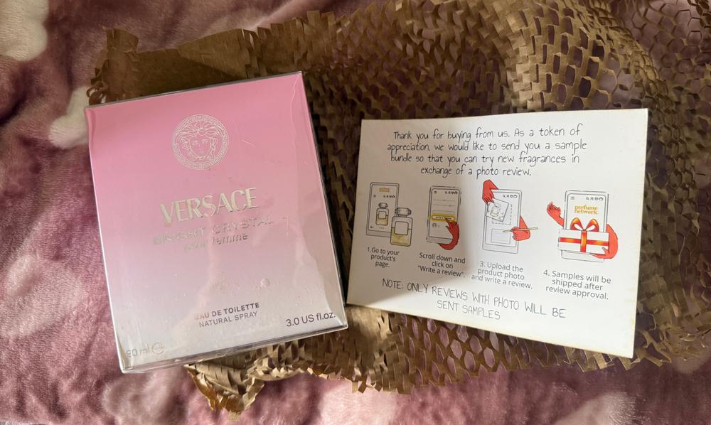 Versace Bright Crystal Eau de Toilette for Women - Customer Photo From Kiran Yadav