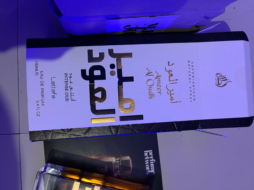 Lattafa Ameer Al Oudh Intense Eau de Parfum for Men - Customer Photo From Tinashe 