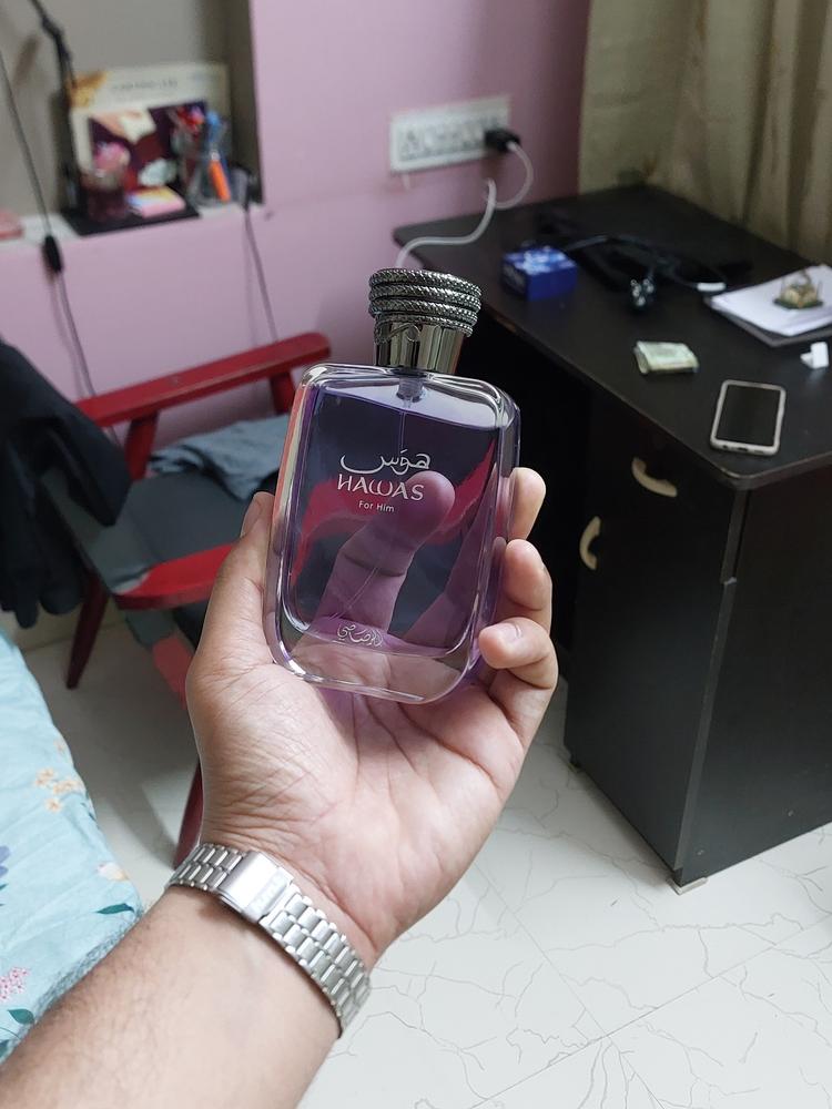 Rasasi Hawas Eau de Parfum for Men - Customer Photo From Amaan Ali
