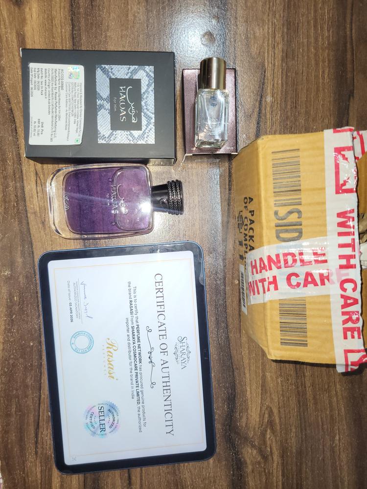 Rasasi Hawas Eau de Parfum for Men - Customer Photo From Mayank Balhara