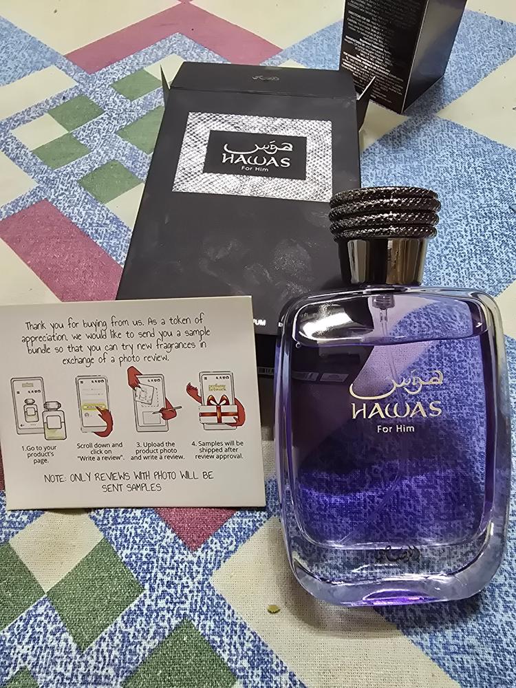 Rasasi Hawas Eau de Parfum for Men - Customer Photo From Sharique 