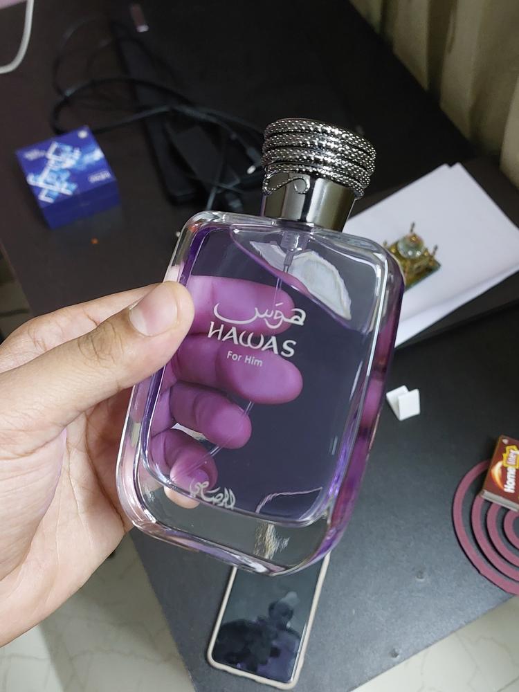 Rasasi Hawas Eau de Parfum for Men - Customer Photo From Amaan Ali Sayyad