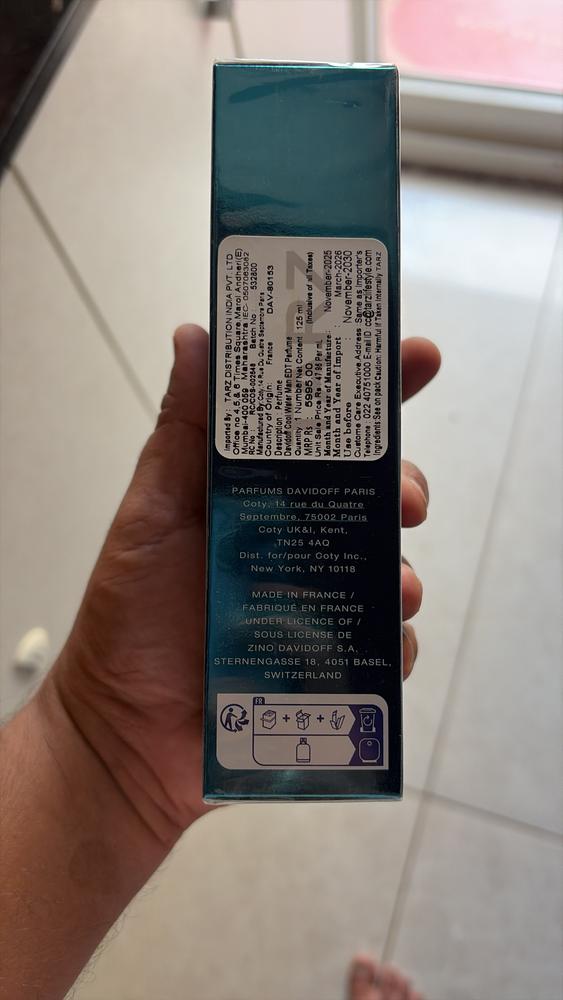 Davidoff Cool Water Eau de Toilette for Men - Customer Photo From Shehabaz