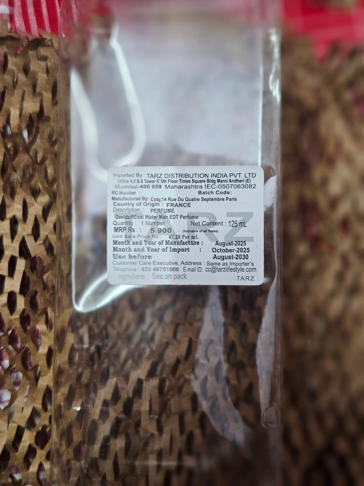 Davidoff Cool Water Eau de Toilette for Men - Customer Photo From Umang Mohan