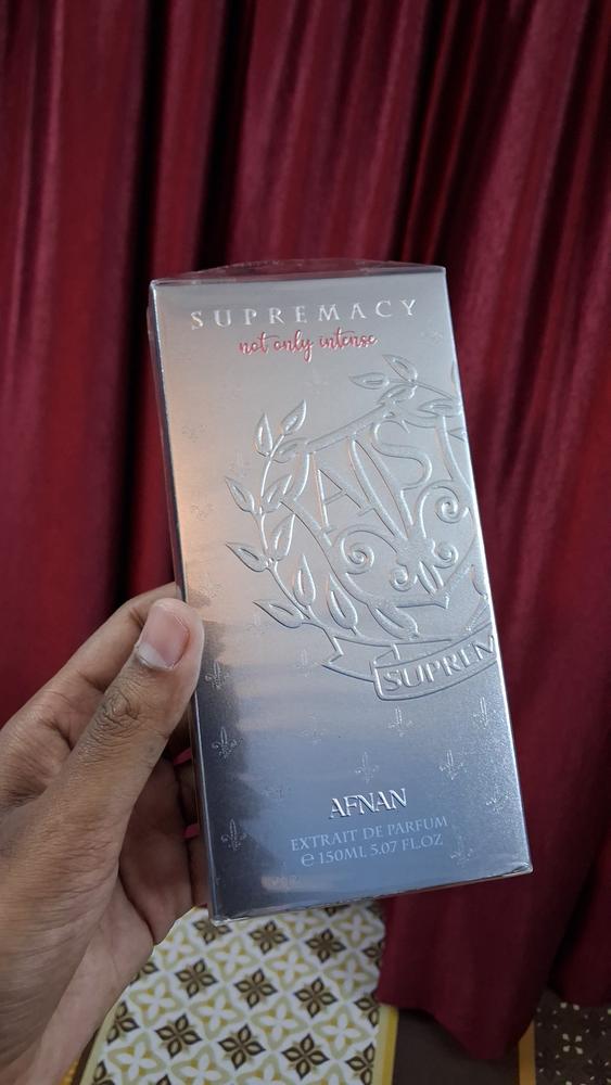 Afnan Supremacy Not Only Intense Extrait de Parfum for Men - Customer Photo From Ajay Kaushik