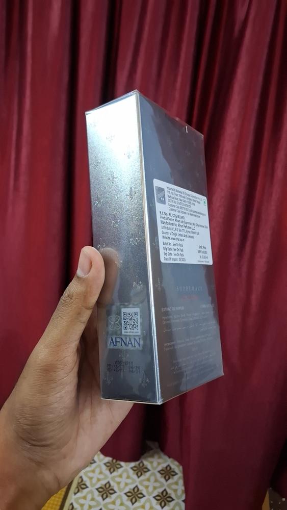 Afnan Supremacy Not Only Intense Extrait de Parfum for Men - Customer Photo From Ajay Kaushik